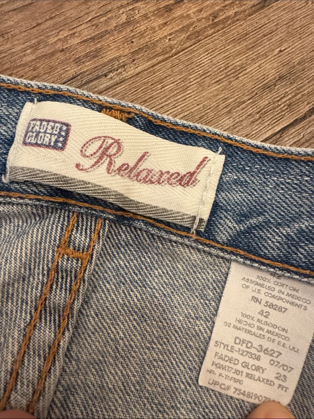 Faded Glory Light Blue Denim Jean Shorts